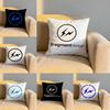 Lightning FFragment Design Cushion Cover Soft Reversible Durable Pillow Cover MultiScene Use for Home Car Daily Comfort