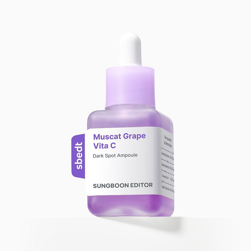 SUNGBOON EDITOR Meoru Grape Vita-C Dark Spot Whitening Ampoule (30ml)
