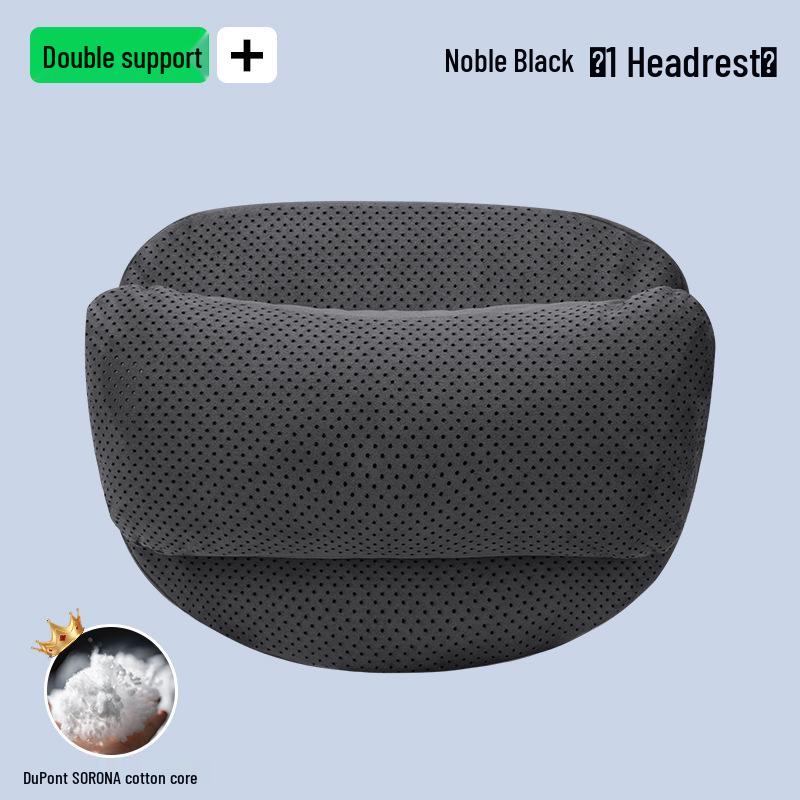 

Car Headrest & Lumbar Support Pillow for Mercedes-Maybach & Tesla - Interior Cushion for Driving Neck Protection