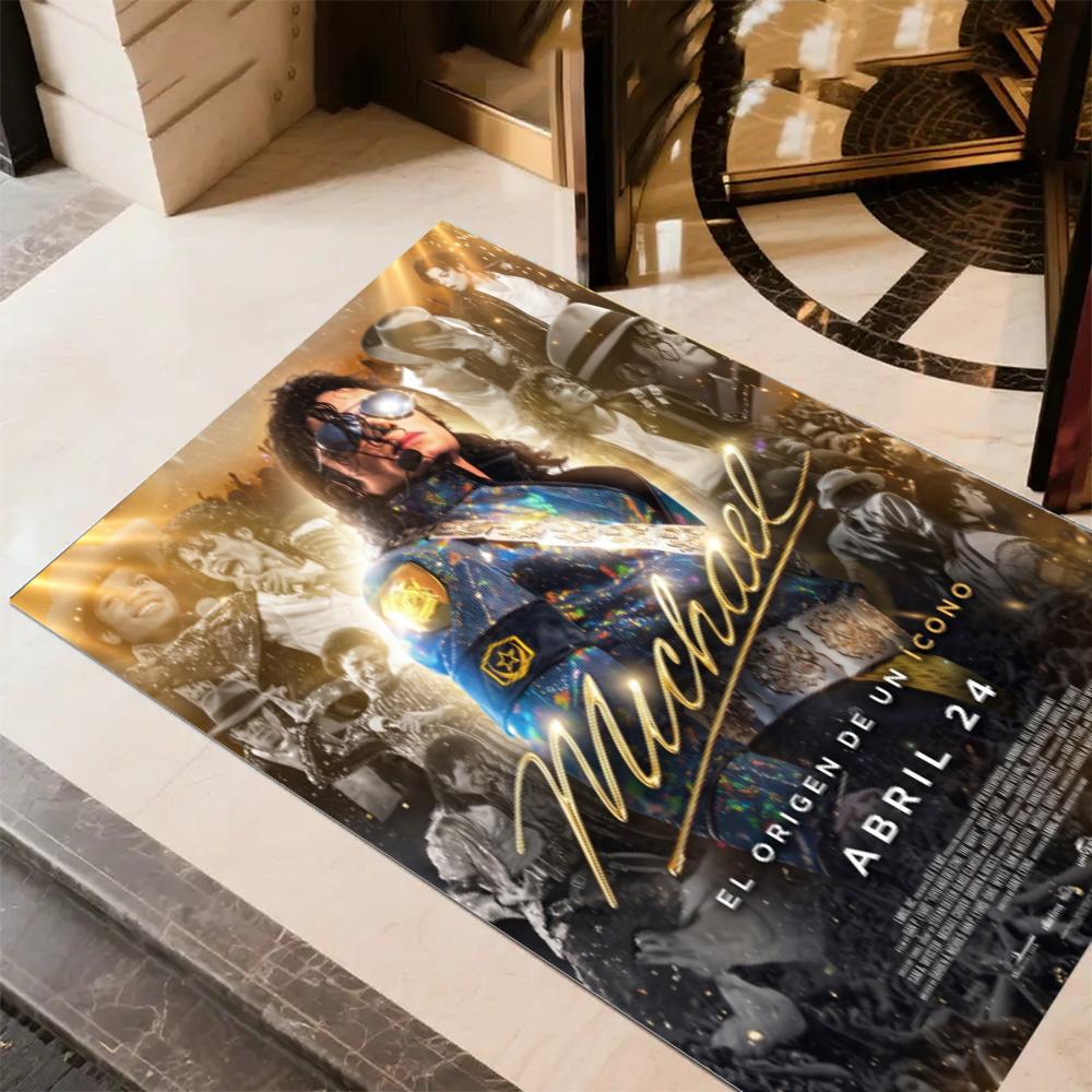 Michael Jackson Pop Legend Carpet Suitable For Dining Room Balcony Outdoor Decorate Room Antislip Rug Decorate Offices Spiritual Gift