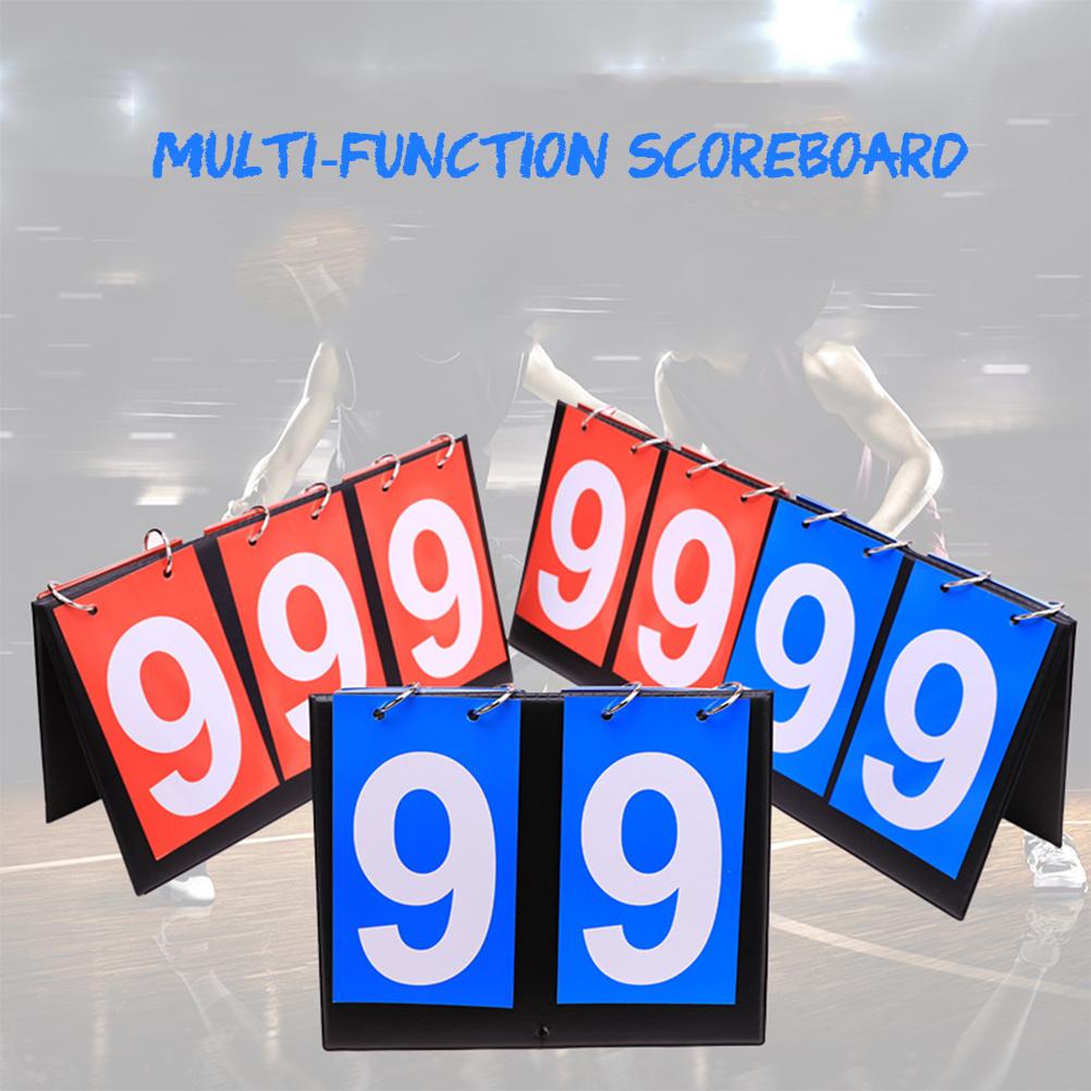 Sportovní výsledková tabule Stolní otočná tabule pro počítání skóre pro basketbal, volejbal, fotbal