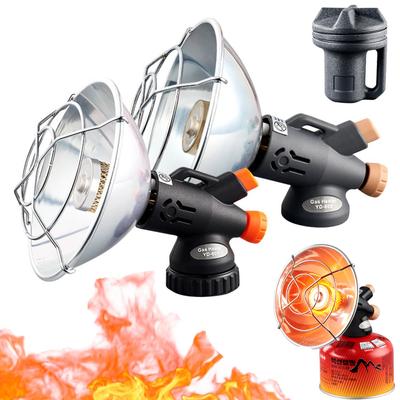 Portable Propane Heater with Protective Mesh Mini Camping Heater Stainless Steel Safe Tent Heater for Outdoor Fishing Camping