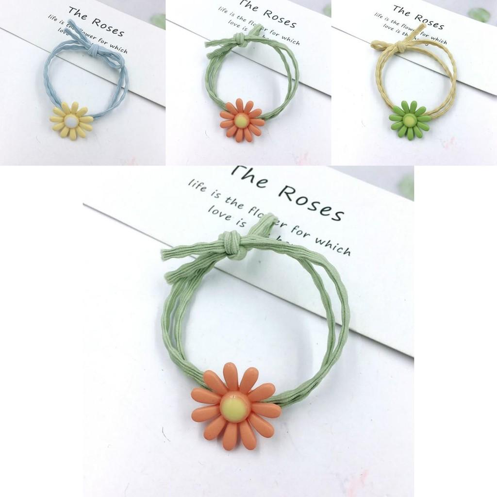 Beautiful Ins Women Daisy Hair Rope Headband With High-elastic Korean Rubber Band