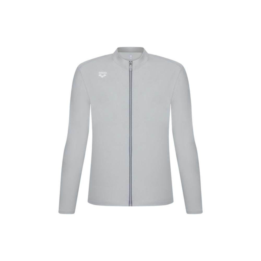 Arena Men S Zip raSh Guard Gray A6bm1rr14 light gray/L(100)