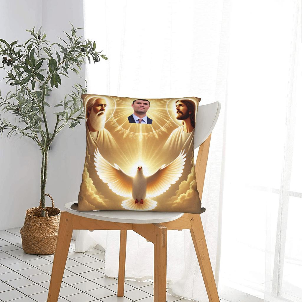 Charlie Kirk Angelic Advocate Charlie'S Home Pillow Case Morden Pillow Cover Design Pillowcases For Couch Sofa Bedroom