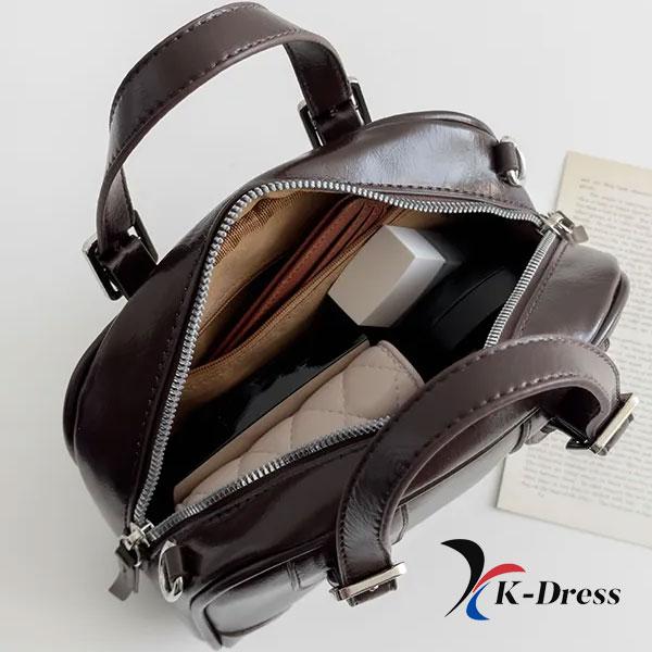 Mini-Umhängetasche „Boston“ mit zwei Schnallen (2 Farbe)