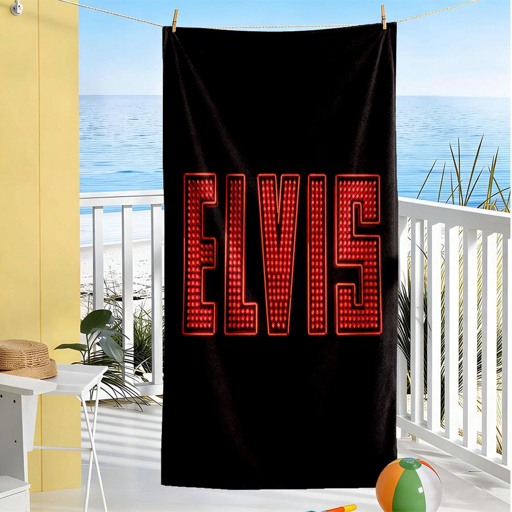 Elvis Presley Legend Beach Towel Super Soft Microfiber Quickdry Fabric Comfortable Lightweight