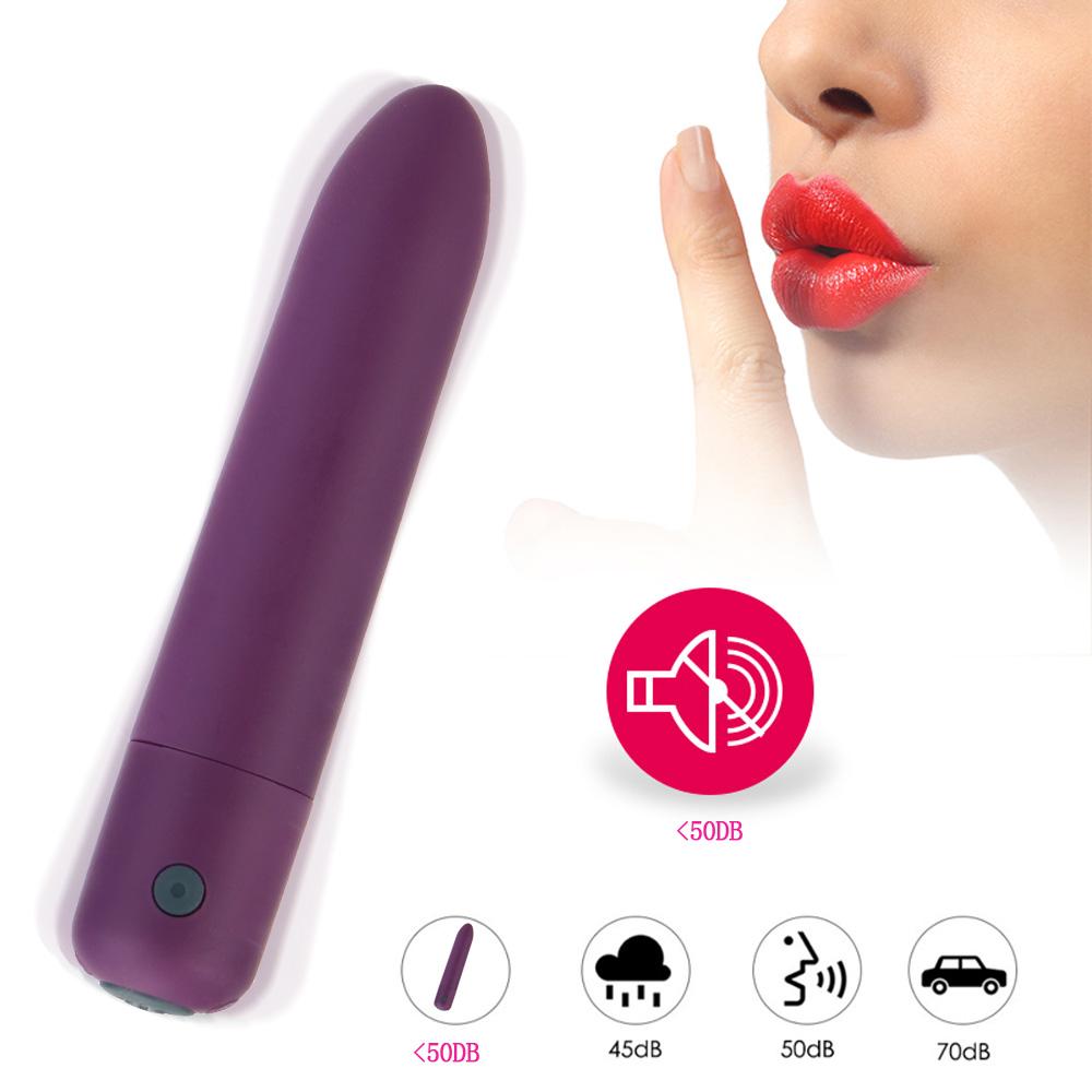 Stimulátor klitorisu Dobíjecí přes USB Masážní přístroj G-bodu Mini kulkový vibrátor Dildo vibrátor Sexuální hračky pro ženy