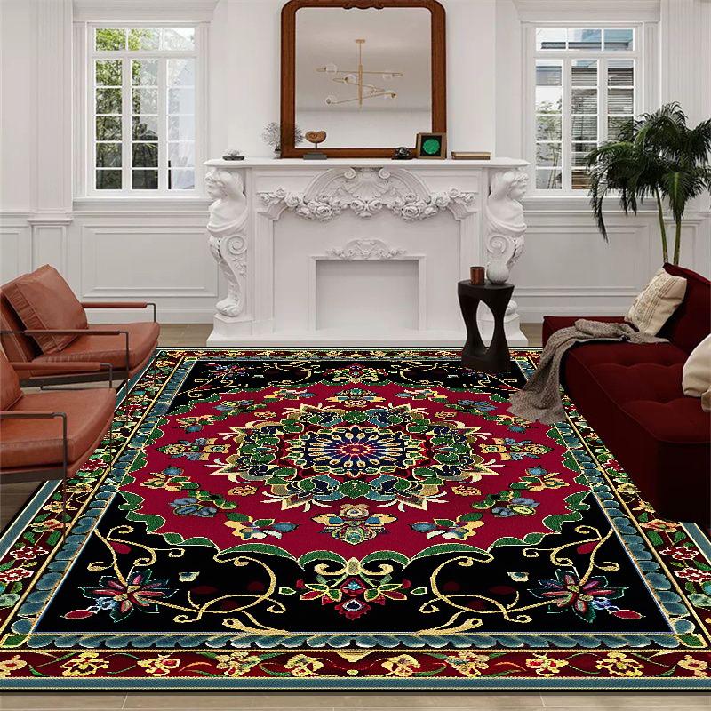Luxury Persia Large Area Carpet for Living Room Retro Big Size Sofa Area Rugs 200x300cm Bedroom Cloakroom Non-slip Mats Washable