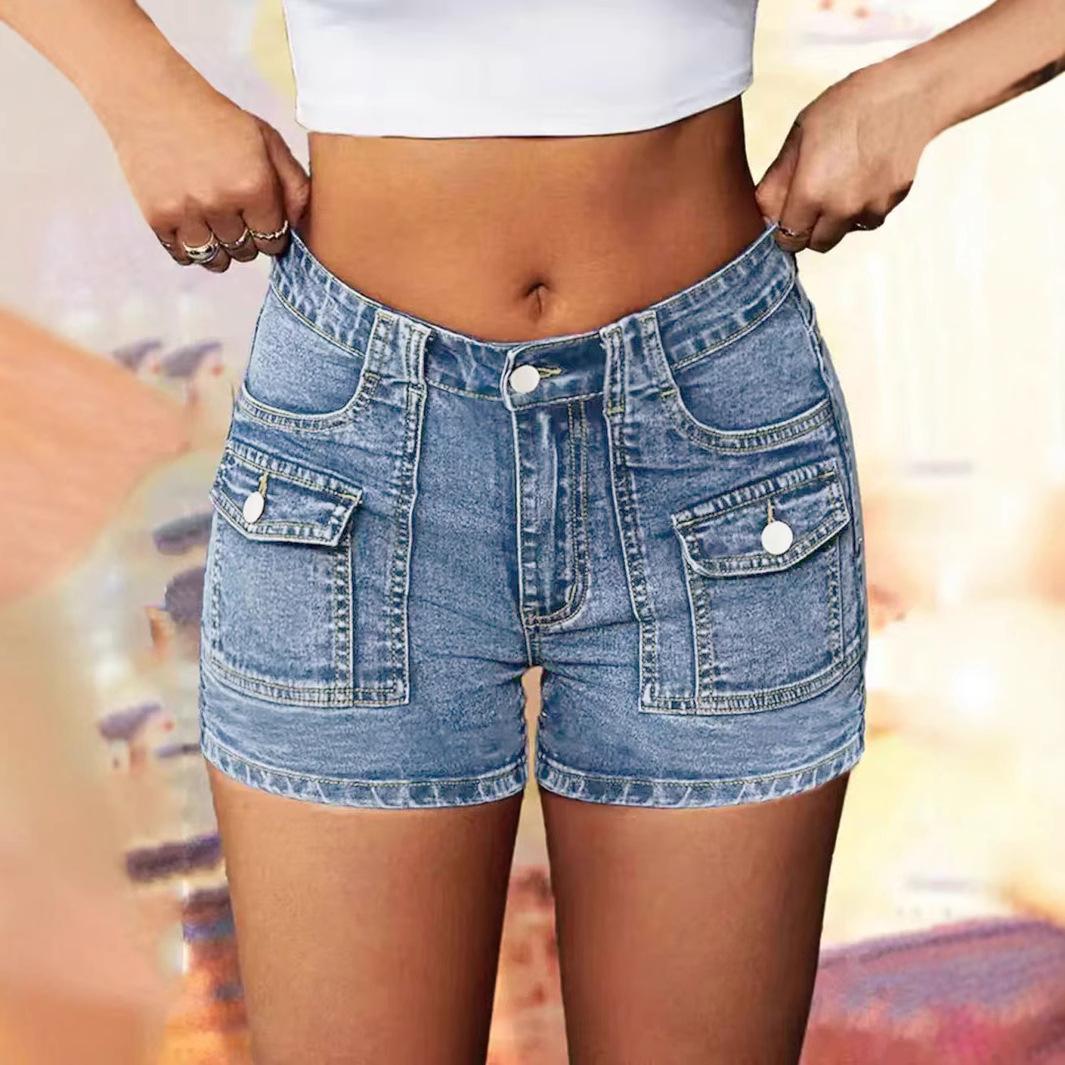 European & American Style 2025 Women s Slim-Fit Casual Versatile Jeans L