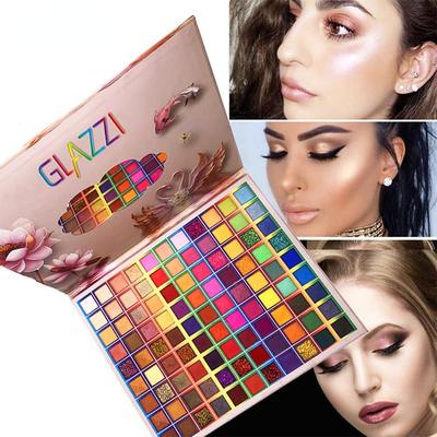 99 Renk Göz Farı Paleti Glitter Pırıltılı Göz Farı Tozu Mat Glitter Göz Farı Paleti Kozmetik