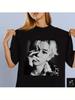Felix SKZ Shirt Felix Grafik Shirt Baumwolle Rundhals Damen Unisex T-Shirt Mode Vier Jahreszeiten Basis Streetwear