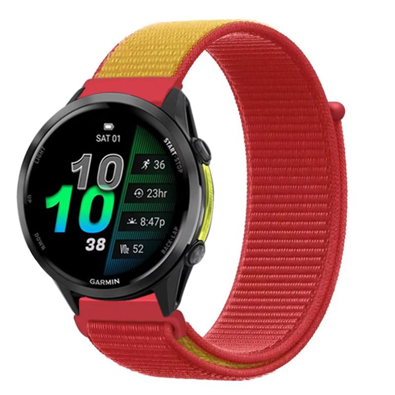 

22mm 20mm Nylon Strap For Garmin Forerunner 970 570 165 965 55 Venu 3 Flag Style Fashion Wristband Garmin Active 6 Approach S50 22mm Watch Band