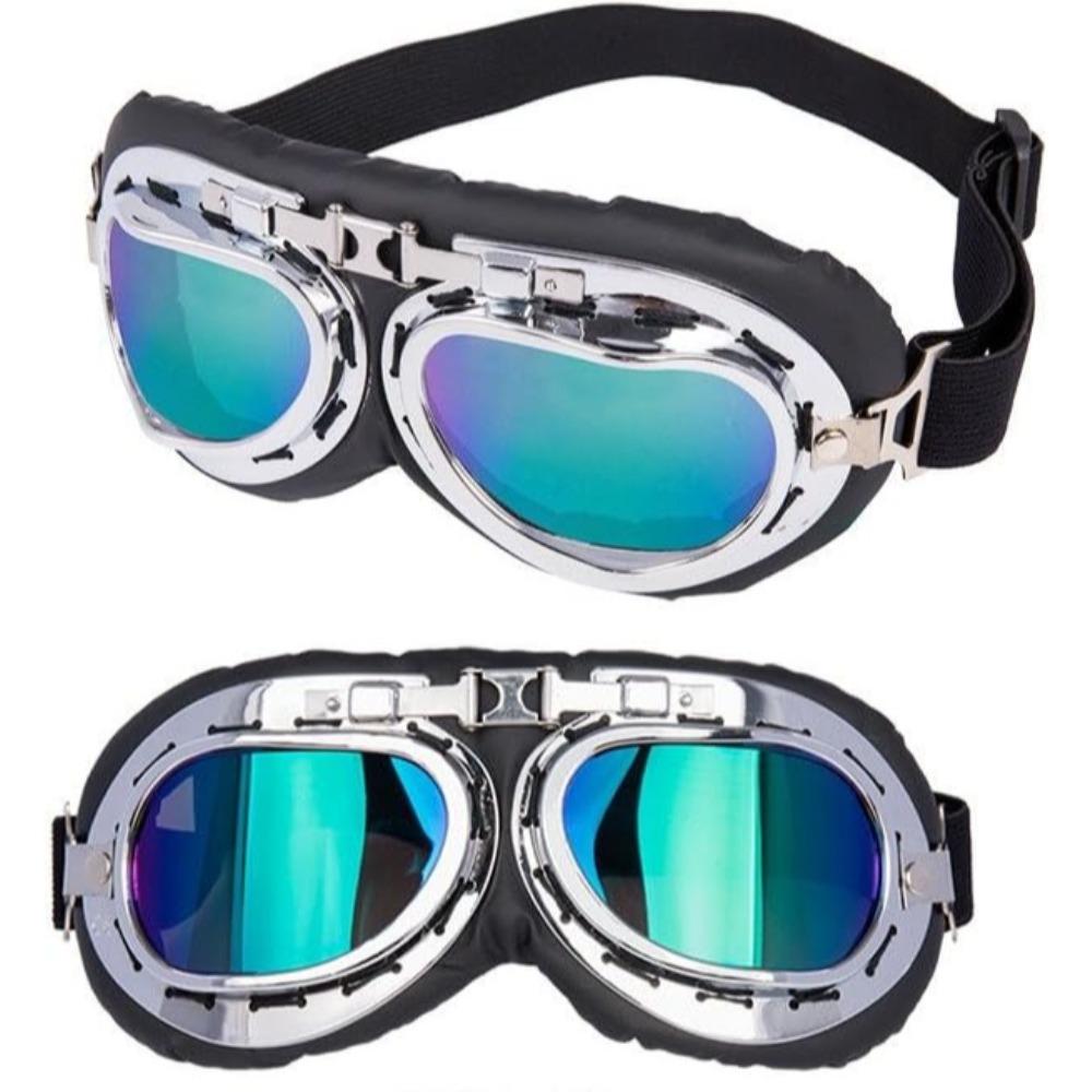 Vintage Pilot Motorradbrille, Burning Man ATV Dirt Bike für Erwachsene