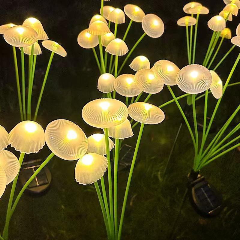 Outdoor Solar-Powered Jellyfish Garden Lights: Decorative Lawn and Patio Atmosphere Lighting
