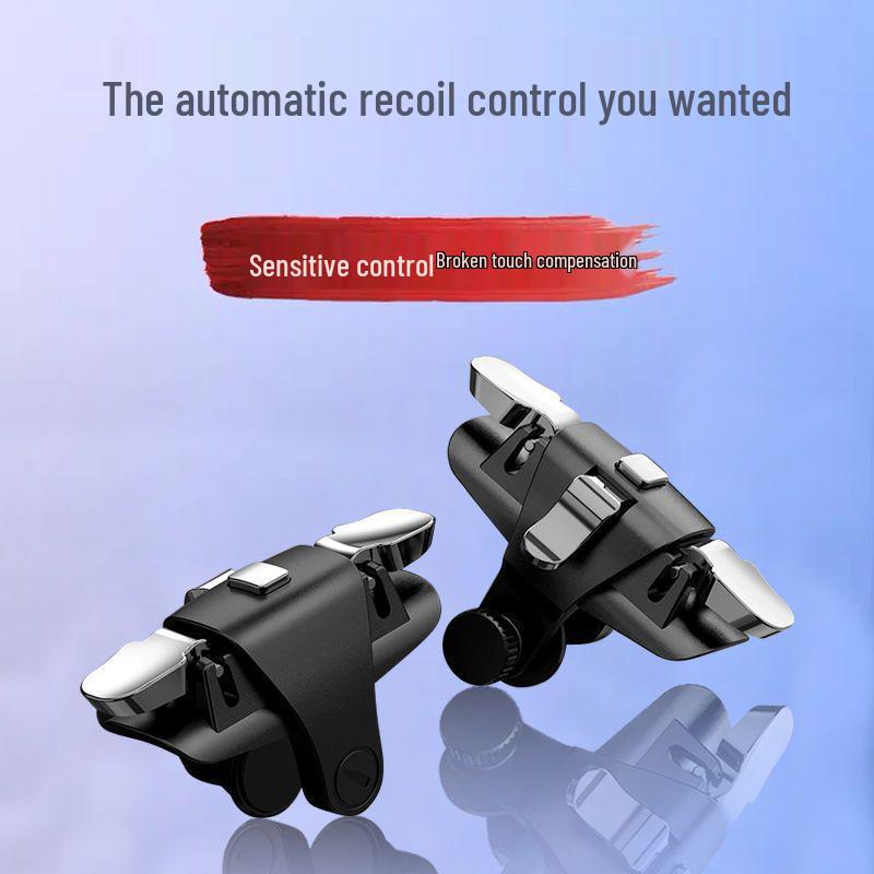 Mechanical Alloy Chicken Game Assist 3-Way Universal Mobile Shooting Button