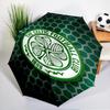Celtic Football Club Crest Umbrella Folding Umbrella, Automatic Umbrella 8-Frame for Travel, Camping Use Gift for Halloween Christmas