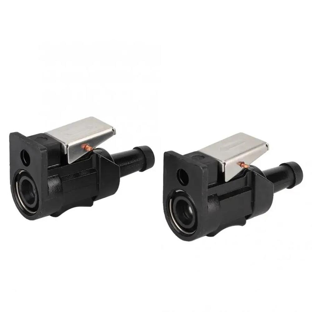 2PCS Marine Engine Fuel Hose Line Connector For Yamaha 8mm Fuel Line Outboard