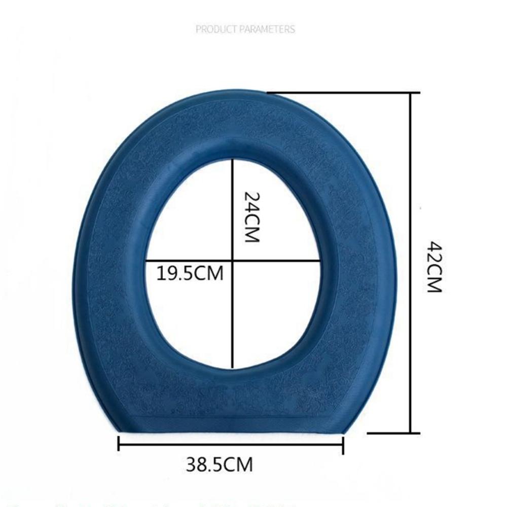 Waterdichte Zachte Toiletbrilhoes Badkamer Wasbare Closetzitting Mat Kussen O-vorm Toiletbril Bidet Toiletdeksel Accessoires