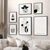 Abstract Line Geometry Women Artsy Posters Canvas Painting Wall Art Print Picture for Living Room Bedroom Interior Home Decor