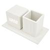 Pen Holder Clock Temperature Calendar Display 3 Level Brightness Adjustment Voice Control LED