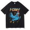 Maglietta Vintage Estate Divertente Pollo F-CAW-F What The Heli Umorismo Avicolo Magliette Casual Cotone Maglietta Unisex Traspirante Top