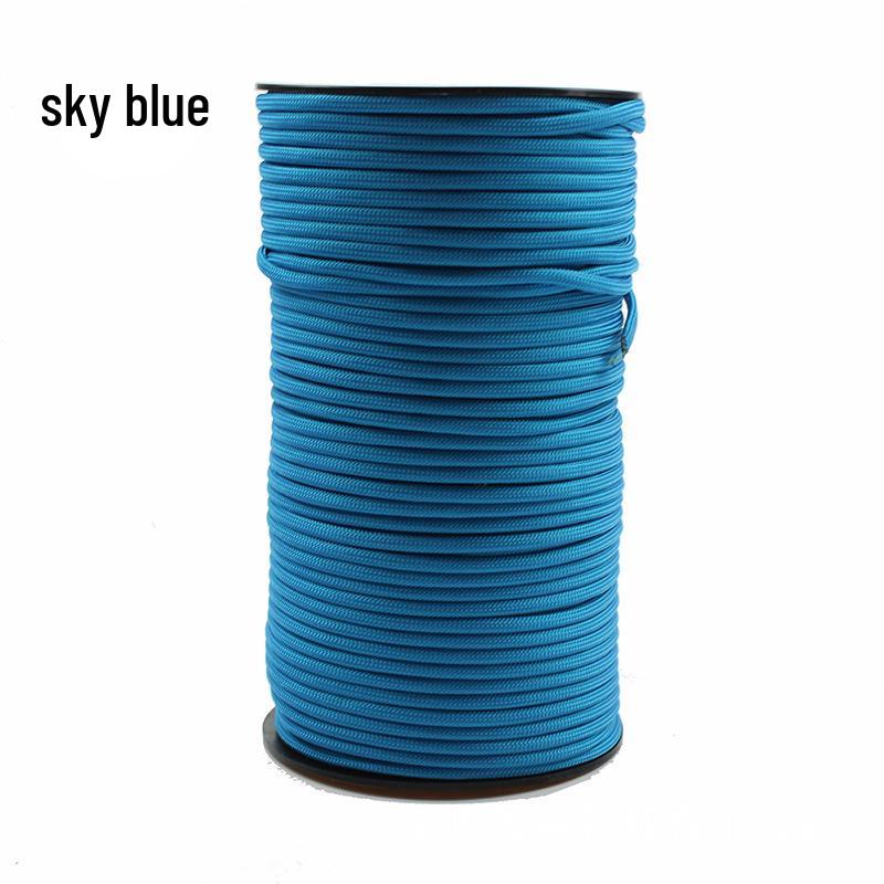 9-Core 100m Polyester Paracord for Outdoor Camping, Binding, or Bracelet Weaving.