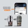 Esbit Conjunto de Cozinha Externo em Aço Inoxidável 985ml com Queimador a Álcool ESCS985ST0