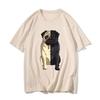 Lovely Cartoon Animal Tshirt Design Pattern Printed Unisexs Sweatshirt Summer Minimalist Casual Sports Loose Short Sleeve Tshirt