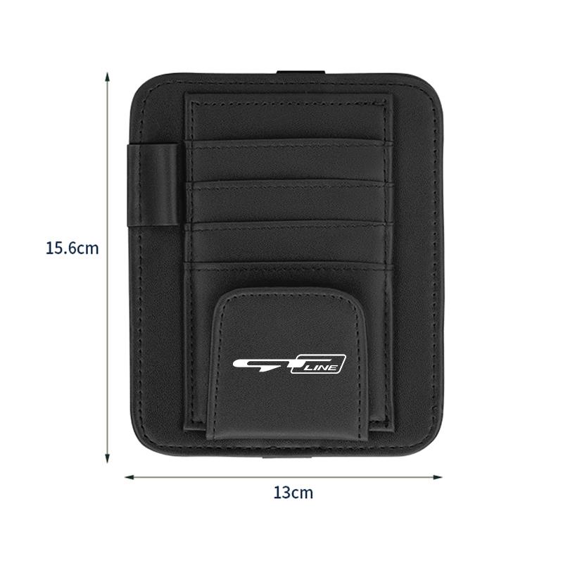 AABFP1 For KIA Rio3 K5 K2 K3K4 k9 Sportage Ceed Sorento Picanto Stinger Car Interior Visor Multi-Pocket Sunglasses Holder Glasses Clip