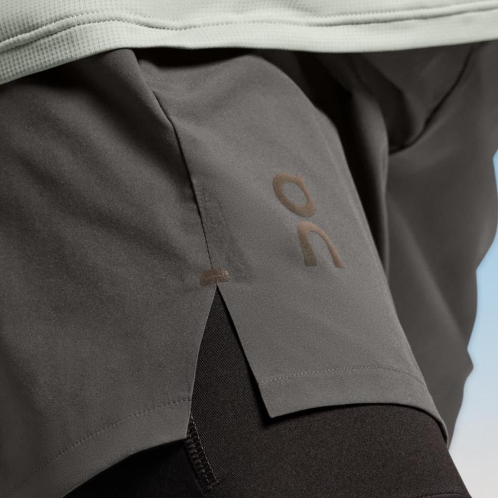 On Performance Hybrid Shorts Ventilated Loose Comfortable Athletic Shorts Men Shorts Dark-Gray 1ME10280345