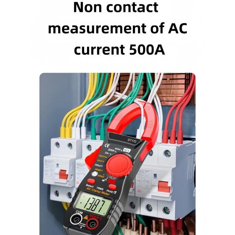 Professional Digital Electrical Multimeter For Voltage Current Resistance Capacitance Testing Multifunction Clamp Meter