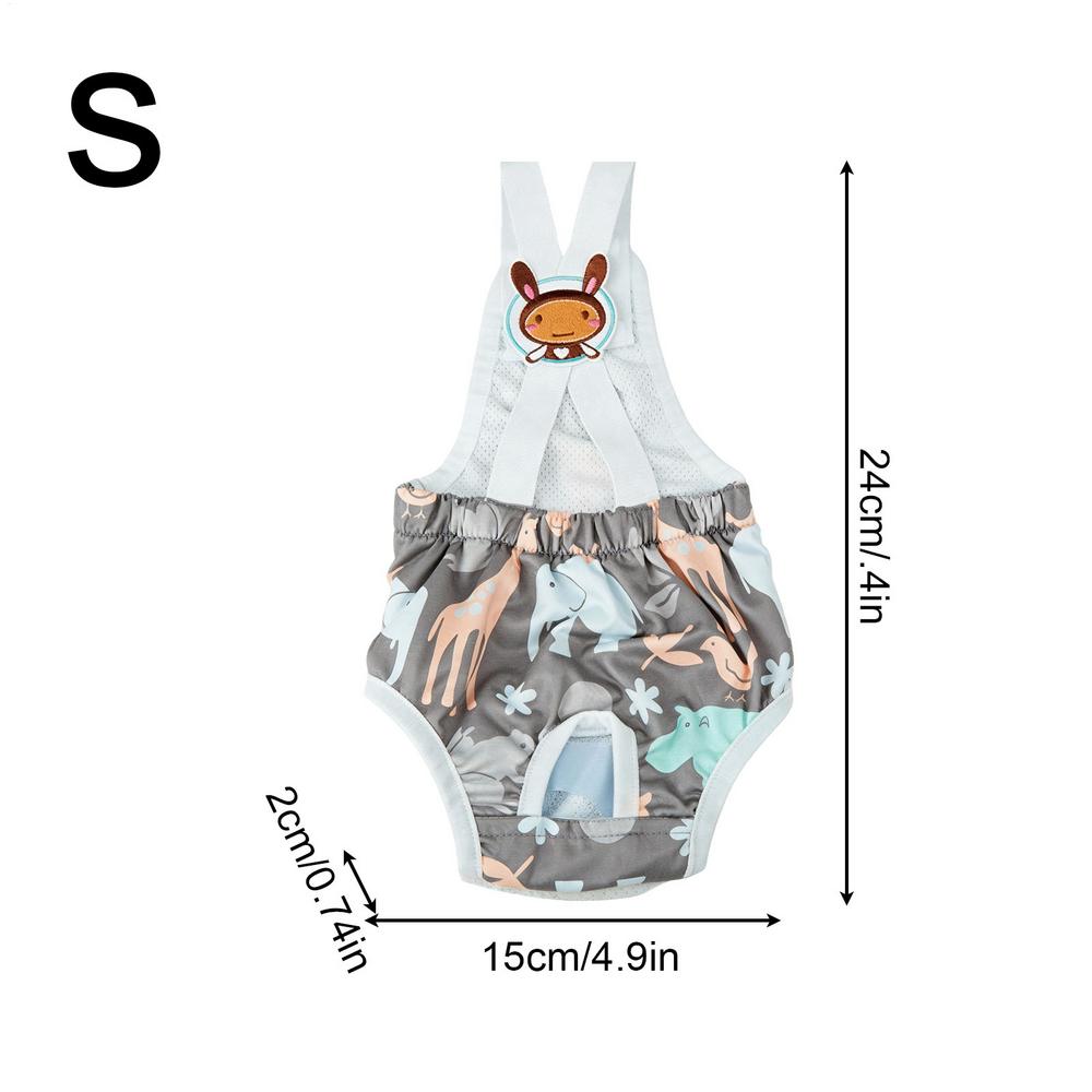 Cartoon Print Pets Dog Shorts Diaper Sanitary Physiological Pants Washable Female Short Panties Menstruation Underwear Briefs