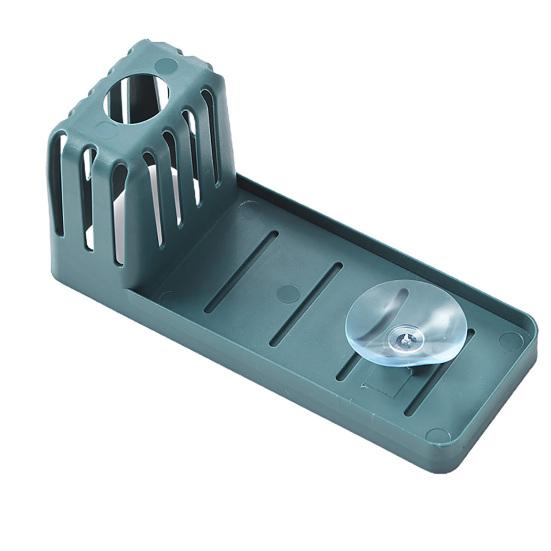 

Kitchen Sink Sponge Drying Rack Soap Cleaning Brush Holder Kitchen Accessories темно-синього кольору