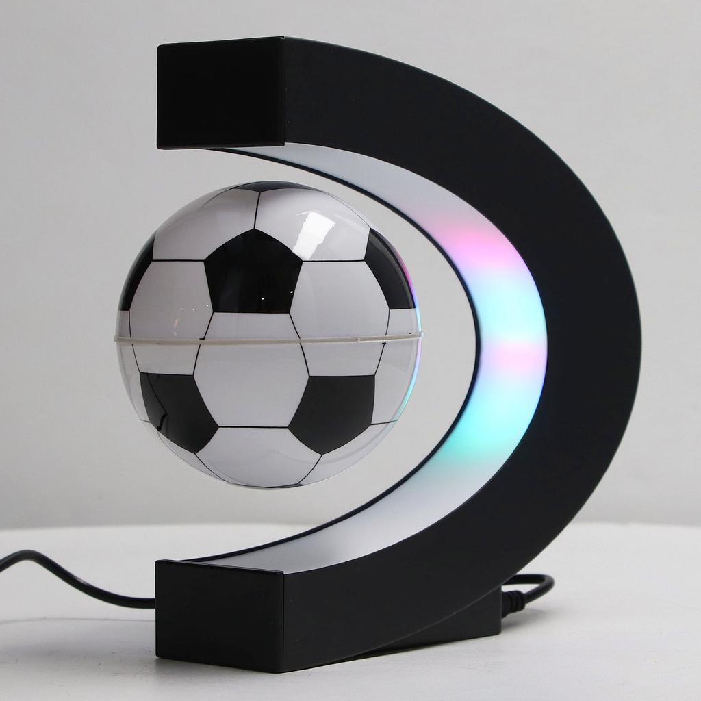 Levitating Soccer Multi Purpose Low Friction Magnetic Levitation Football 100-240V with Auxiliary Stick for Office for Kids