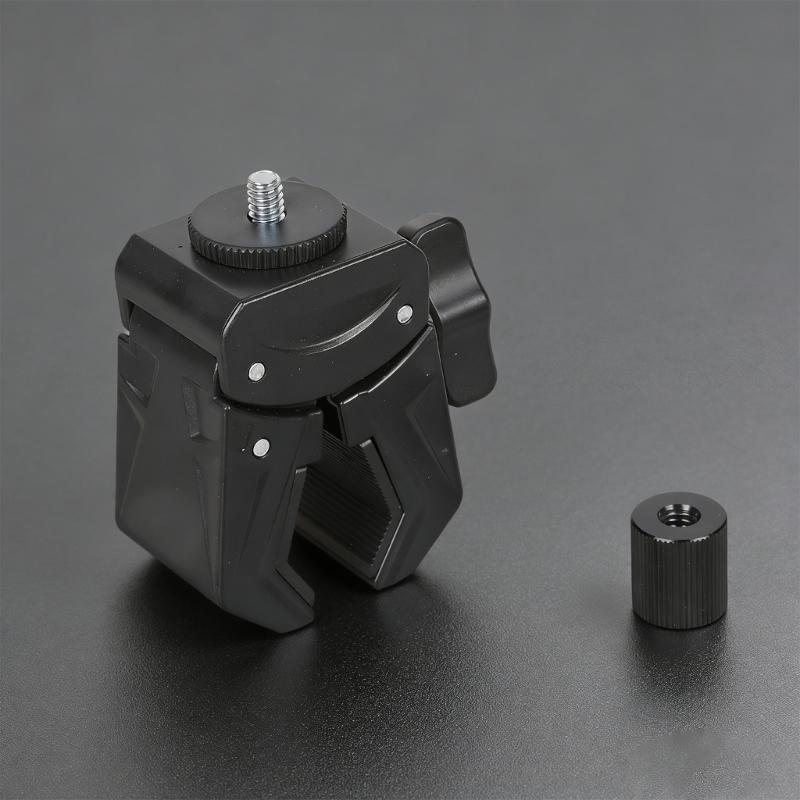 Universal 1/4Inch Camera Mount Clamp Super Clamp With Adjustable 15mm To 45mm Jaw For Tripods Bikes Action Cameras