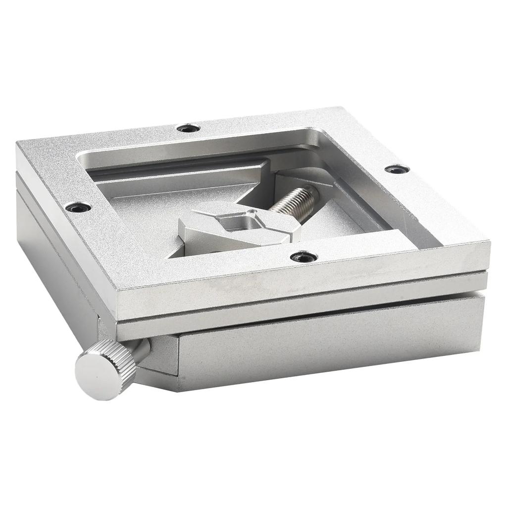For BGA Reballing Kit 90mm Reball Station Fixture Jig With 10PCS Stencil Silver For BGA Heavy Duty Table Template Template Brack