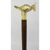 Nautical Brass Peacock Head Handle Victorian Style Walking Stick Wooden Cane New