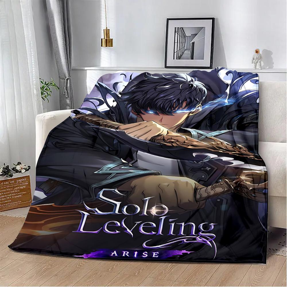 Solo Leveling Tištěná deka Pikniková deka Teplá deka Měkká a pohodlná deka Domov Cestování Narozeninový dárek