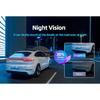 Imagebon 9" 4K Dashcam Wireless CarPlay & Android Auto Car DVR GPS Navigation Night Vision Dual Lens WiFi AUX FM