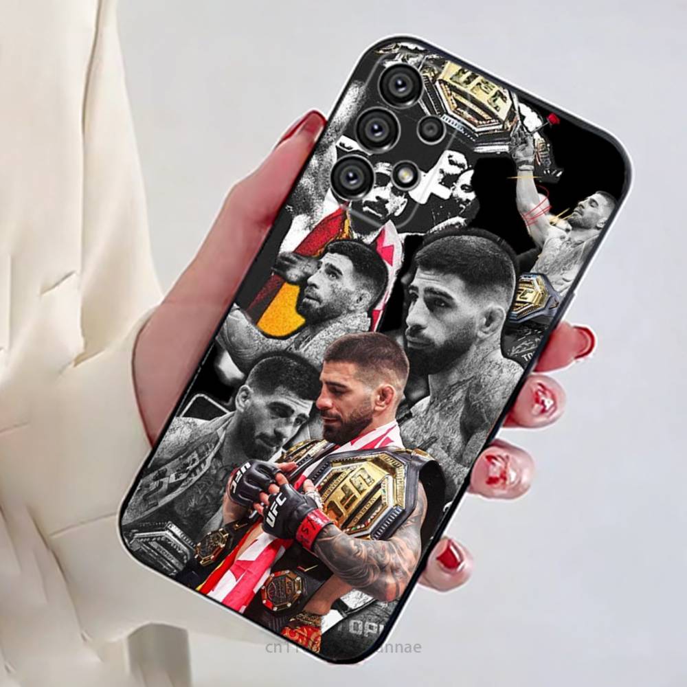 

Чехол для телефона I-Ilia Champion T-Topuria для Samsung Galaxy A13,21s,22,31,32,52,53,71,80,A91 Мягкий черный корпус Samsung A32 4G