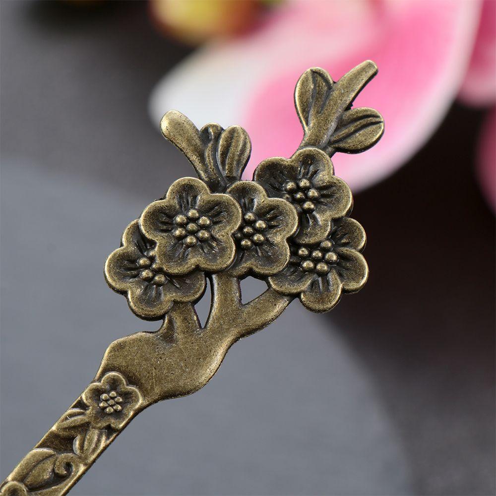 Fashion Women Hair Sticks Vintage Metallic Hair Clip Hair Care Hairpin Bronze Hairpins Curved Hair Accessories Styling Tools