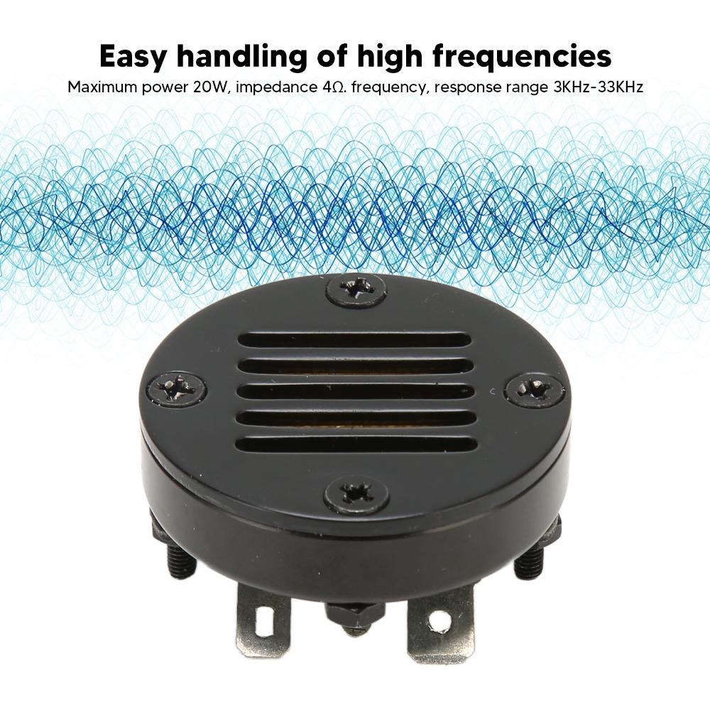 3KHz‑33KHz Super Tweeter Speaker Metal Shell AMT-40 Super Belt Type Tweeter for Home Car
