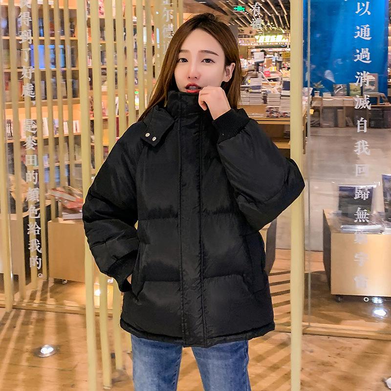 Jachetă pentru femei, iarnă, haine largi din bumbac, îmbrăcăminte pentru femei, scurte, confortabile și tinerești, din bumbac pentru studenți, îmbrăcăminte exterioară