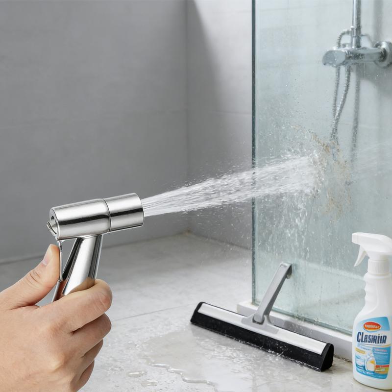 Toilet Flushing Spray Gun Faucet Household Toilet and Toilet Flushing Gun High Pressure Boosting Nozzle Household Accessories