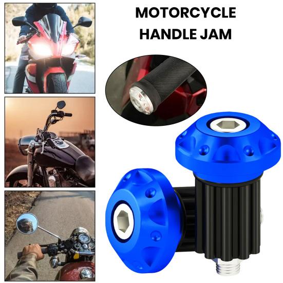1 par motorsykkel styre ende CNC aluminiumslegering Universal motorsykkel scooter grep håndtak endeplugg trim deksel modifikasjonstilbehør