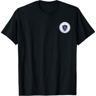 MASSACHUSETTS STAATSSIEGEL FLAGGE T-Shirt