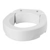VEVOR Raised Toilet Seat, 136.1 Kg Load Capacity, 88.9 Mm Lift Height, Commode Elevated Toilet Seat Riser with Enlarged Opening for Seniors, Elderly