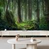 Forest Wallpaper Nature Landscape Green Forest Mural Bedroom Living Room Wall Mural Home Decor