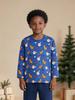 2026 Autumn Kids' Long Sleeve European/American Boys' Christmas Print Pullover T-shirt